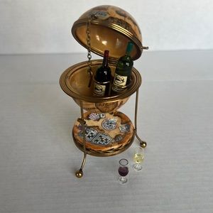 VERY RARE AUTHENTIC LIMOGES GLOBE TABLE
